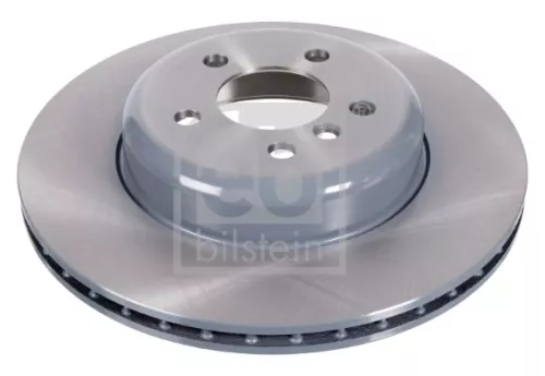 2x Febi Rear Internally Vented Brake Disc For Bmw 3 4
