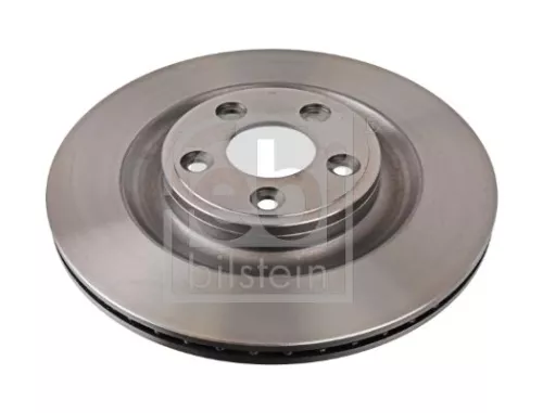 2x Febi Rear Internally Vented Brake Disc For Jaguar F-type Xj