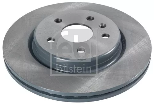 2x Febi Rear Internally Vented Brake Disc For Opel Vauxhall Insignia