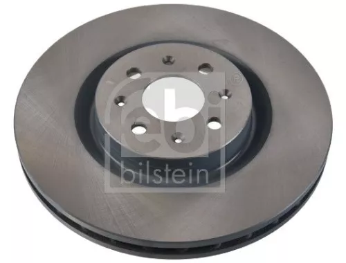 2x Febi Front Internally Vented Brake Disc For Abarth Grande Punto Punto P