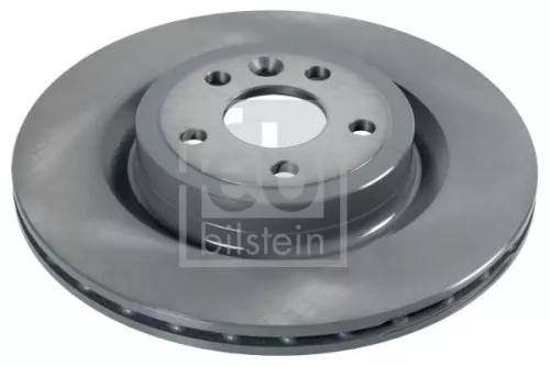 2x Febi Rear Internally Vented Brake Disc For Jaguar Land Rover Discovery 