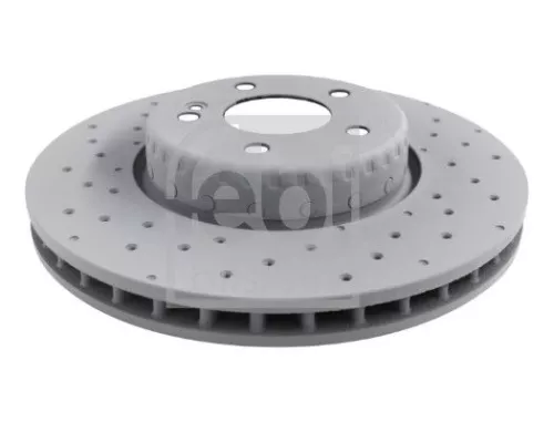 2x Febi Front Two-part Brake Disc Brake Disc For Mercedes-benz C-class