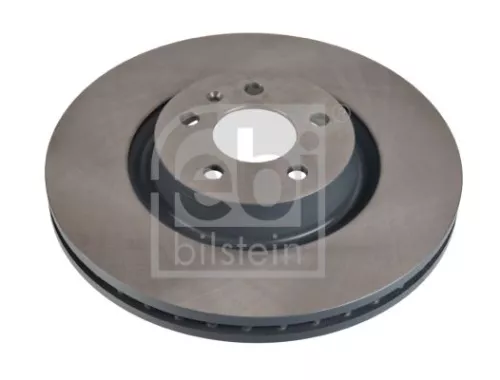 2x Febi Front Internally Vented Brake Disc For Audi A4 A4 Allroad A5 A6 A6