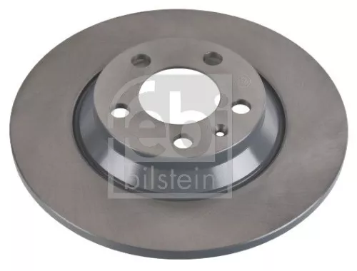 2x Febi Rear Solid Brake Disc For Audi Vw A1 Polo