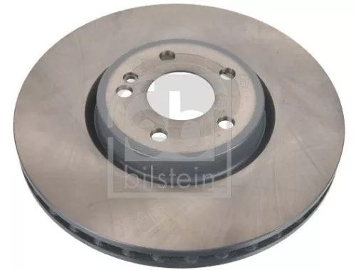 2x Febi Front Internally Vented Brake Disc For Mercedes-benz A-class B-cla