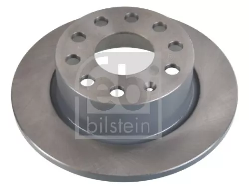 2x Febi Rear Solid Brake Disc For Skoda Octavia