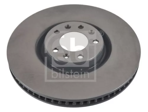 2x Febi Front Internally Vented Brake Disc For Citroën Ds Opel Peugeot Vau