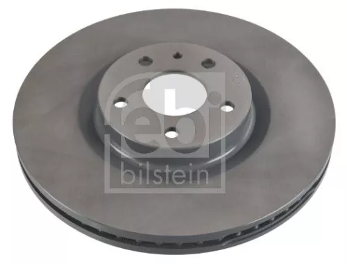 2x Febi Front Internally Vented Brake Disc For Ford Mondeo