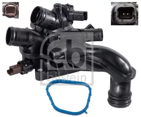 Febi Thermostat Coolant For Citroën Ds Peugeot 207 207 Cc 207 Sw 3008 3