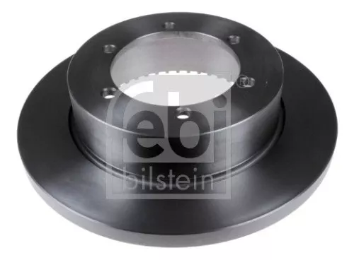 2x Febi Rear Solid Brake Disc For Nissan Atlas Cabstar Nt400 Cabstar