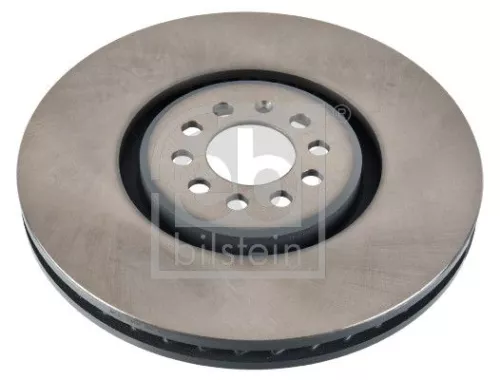 Febi Single Front Right Internally Vented Brake Disc For Audi Vw Golf Tt