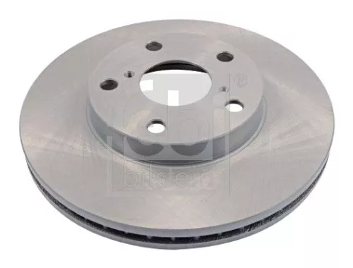 2x Febi Front Vented Brake Discs Fits Toyota Rav 4 275mm