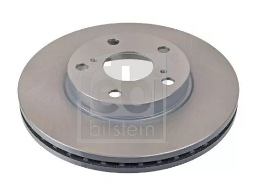 2x Febi Front Vented Brake Discs Fits Toyota Auris Auris Van Corolla 277mm