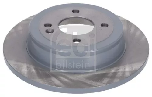 2x Febi Rear Solid Brake Discs Fits Hyundai Kia Accent Bayon Grand Avega I20 I20