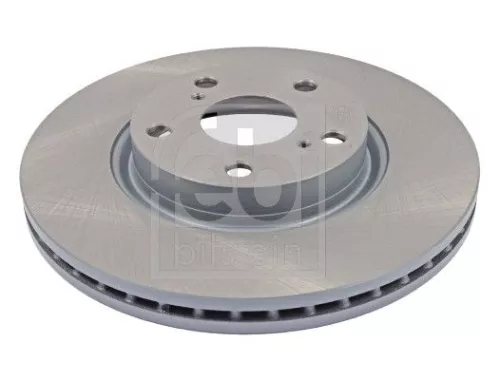 2x Febi Front Vented Brake Discs Fits Toyota Avensis Corolla 295mm