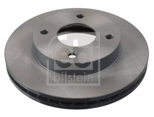 2x Febi Front Internally Vented Brake Disc For Nissan Nv200 Nv200 / Evalia