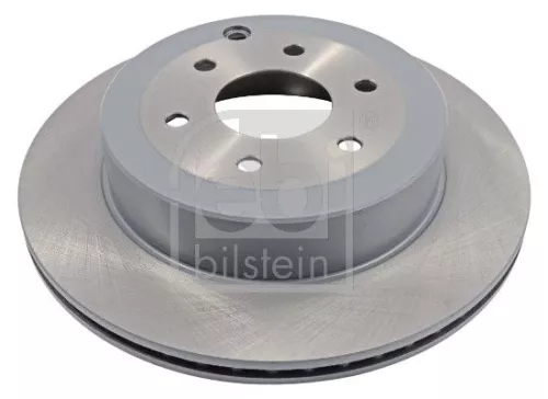 2x Febi Rear Internally Vented Brake Disc For Nissan Pathfinder