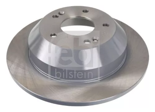 2x Febi Rear Solid Brake Disc For Hyundai Kia Grand Santa Fé Santa Fé Sore