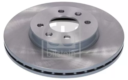 2x Febi Front Internally Vented Brake Disc For Hyundai Kia Accent I20 I20 