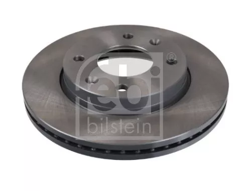 2x Febi Front Internally Vented Brake Disc For Hyundai Elantra Matrix