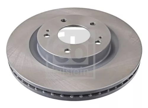 2x Febi Front Internally Vented Brake Disc For Mitsubishi Grandis