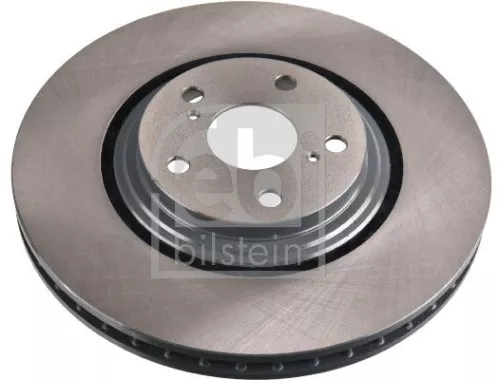 2x Febi Front Internally Vented Brake Disc For Lexus Toyota Alphard / Vell