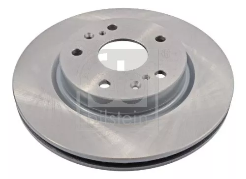 2x Febi Front Internally Vented Brake Disc For Suzuki S-cross Sx4 S-cross 