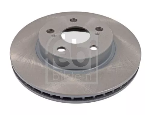 2x Febi Front Internally Vented Brake Disc For Toyota Prius
