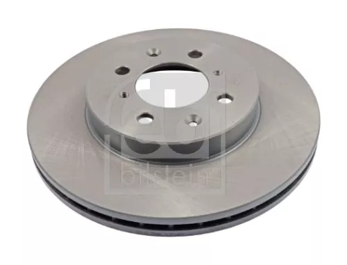 2x Febi Front Internally Vented Brake Disc For Honda Lotus Rover 25 400 Ci