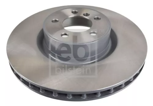 2x Febi Front Internally Vented Brake Disc For Land Rover Range Rover
