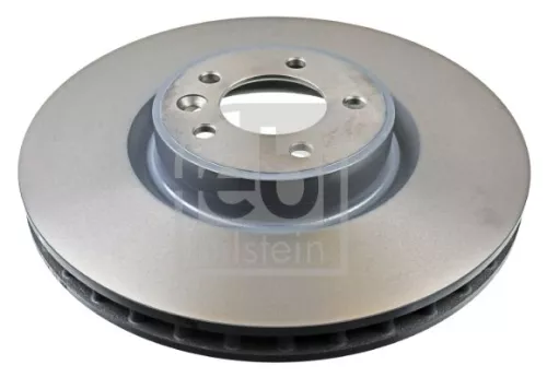 2x Febi Front Internally Vented Brake Disc For Land Rover Defender Discove