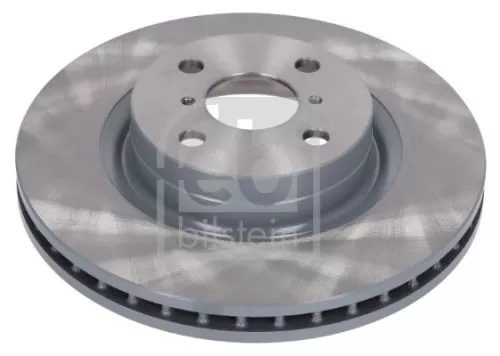 2x Febi Front Internally Vented Brake Disc For Toyota Yaris