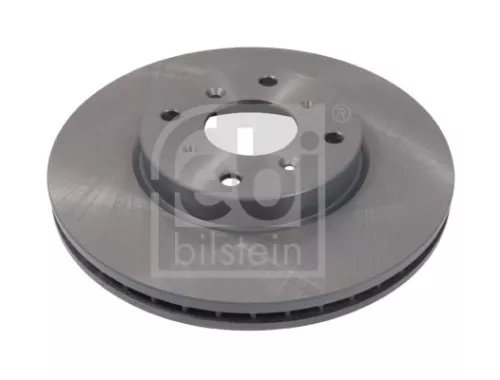 2x Febi Front Vented Brake Discs Fits Honda Accord 282mm