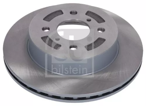 2x Febi Front Internally Vented Brake Disc For Suzuki Ignis