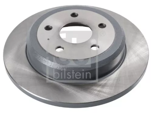 2x Febi Rear Solid Brake Disc For Jeep Grand Cherokee