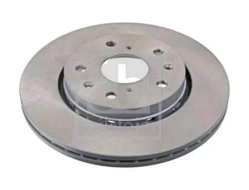 2x Febi Front Internally Vented Brake Disc For Suzuki Swift