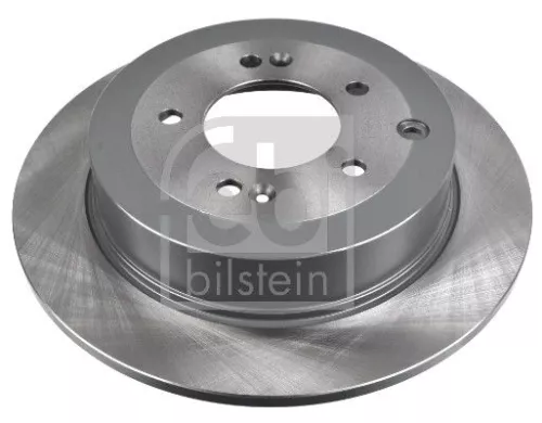 2x Febi Rear Solid Brake Disc For Hyundai Kia Ix35 Sportage Tucson