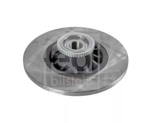 FEBI BILSTEIN FEBI BILSTEIN 108665 2x Febi Rear Solid Brake Disc For Fiat Mitsubishi Nissan Opel Renault Vaux 
