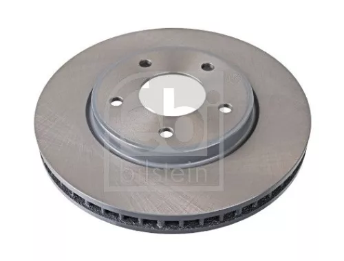 2x Febi Front Internally Vented Brake Disc For Nissan Leaf Nv200 Nv200 / E