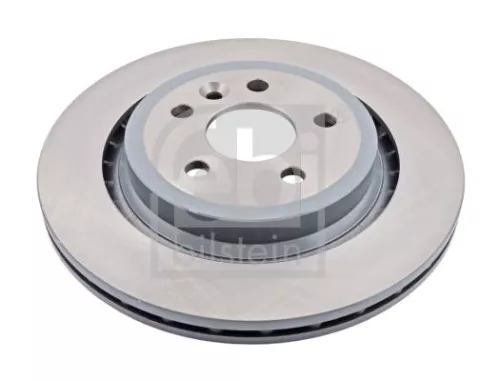 2x Febi Rear Internally Vented Brake Disc For Volvo S60 S80 V60 V70