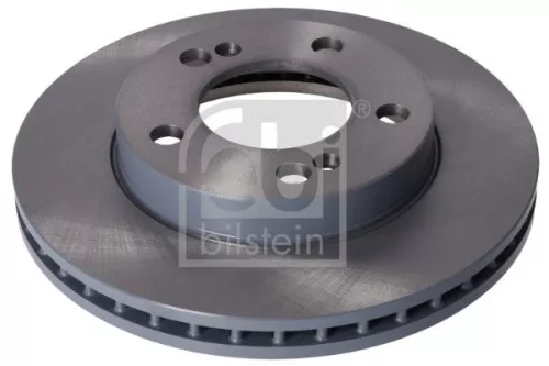 2x Febi Front Internally Vented Brake Disc For Ssangyong Actyon Actyon Spo