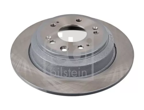 2x Febi Rear Solid Brake Disc For Honda Accord