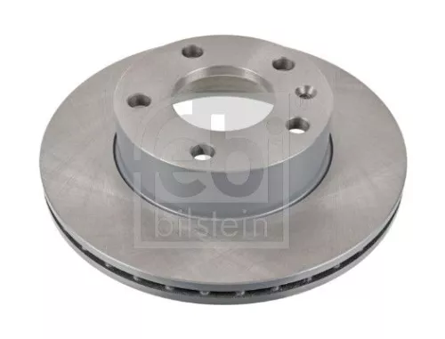 2x Febi Front Internally Vented Brake Disc For Ldv Maxus