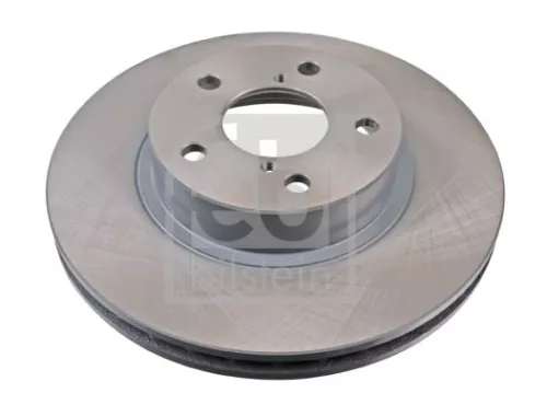 2x Febi Front Internally Vented Brake Disc For Subaru Impreza Legacy