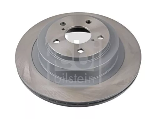 2x Febi Rear Internally Vented Brake Disc For Subaru Impreza Legacy