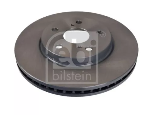 2x Febi Front Internally Vented Brake Disc For Toyota Alphard Avalon Camry