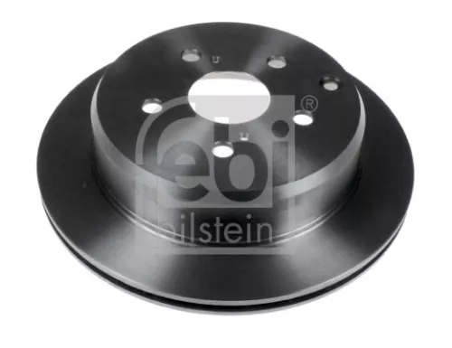 2x Febi Rear Internally Vented Brake Disc For Toyota Estima Emina / Lucida