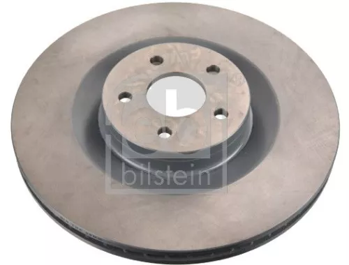 2x Febi Front Internally Vented Brake Disc For Ford Focus