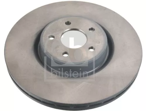 2x Febi Front Internally Vented Brake Disc For Ford Focus
