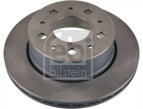 2x Febi Rear Internally Vented Brake Disc For Citroën Fiat Opel Peugeot Ra